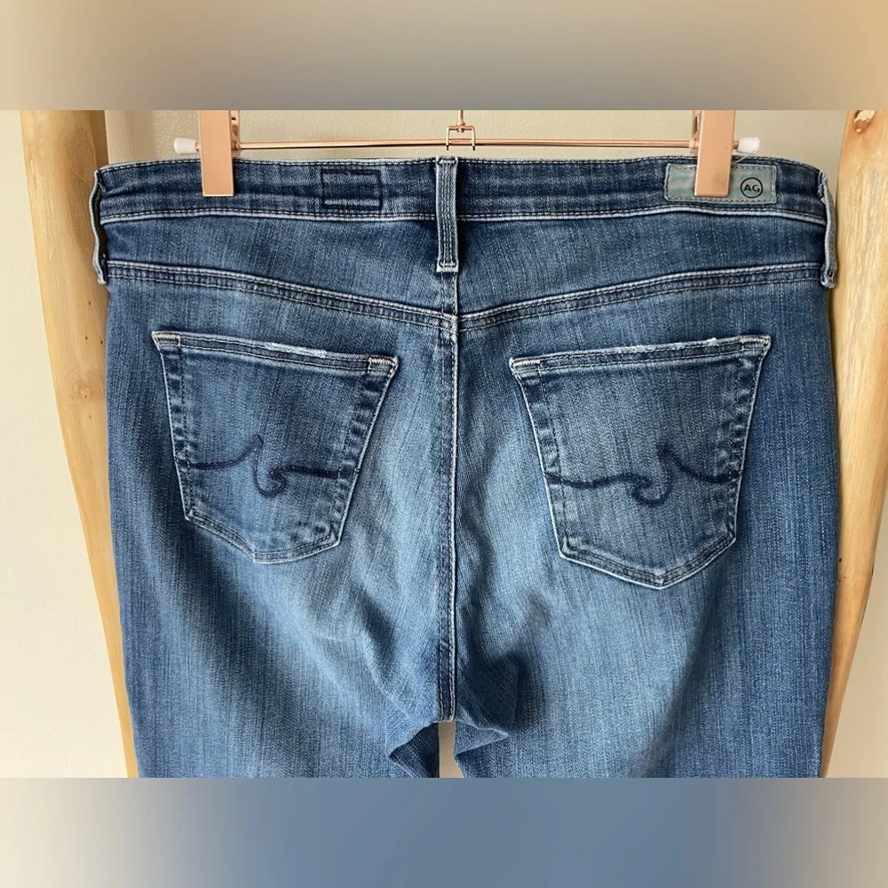 AG Adriano Goldschmied The Stevie Ankle Slim Straight Mid Rise Denim Jeans 29R